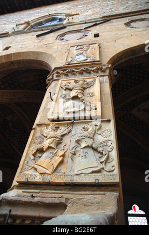 Le Musée Bargello de Sculpture de Florence Toscane Italie Banque D'Images