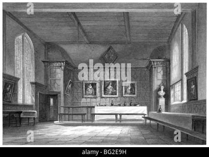 Pembroke College, Cambridge - Hall Banque D'Images