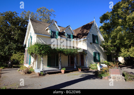 L'historique de la maison du Général Vallejo à Sonoma, en Californie, USA. Banque D'Images