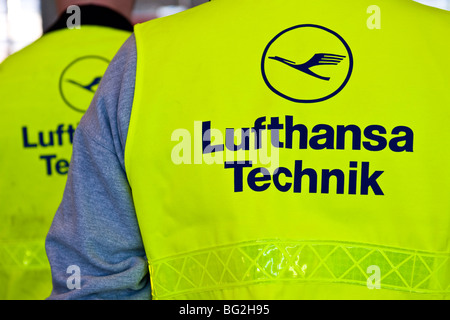 Lufthansa Technik, l'aéroport de Malpensa, Milan, Italie Banque D'Images