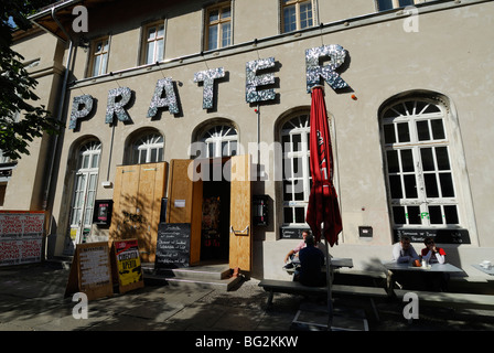 Berlin. L'Allemagne. Hall de bière Prater sur Kastanienallee Prenzlauer Berg. Banque D'Images