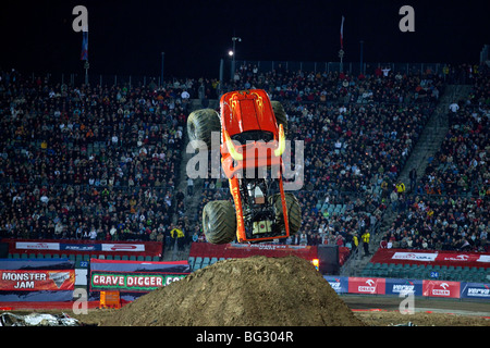 Monster Truck Show pendant Monster Jam, Katowice, Pologne Banque D'Images