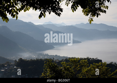 Panajachel Lac Atitlan Guatemala. Banque D'Images