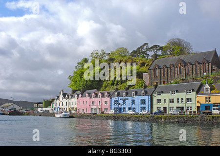 L'île de Skye, Portree, région des Highlands, en Écosse, Royaume-Uni Banque D'Images