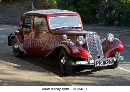 Citroen 15 1952 voiture classique Banque D'Images