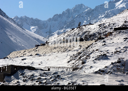 Tunnel du col de Salang, Afghanistan. Banque D'Images