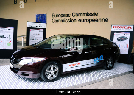 Honda FCX Clarity, véhicule à pile à combustible hydrogène,moteur, voiture électrique zéro émission, Banque D'Images