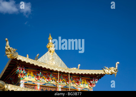 Sumsteling Ganden Gompa (Monastère Songzanlin Si), le Shangri-La Shangri-La, région, province de Yunnan, Chine Banque D'Images