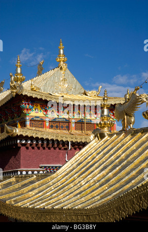 Sumsteling Ganden Gompa (Monastère Songzanlin Si), le Shangri-La Shangri-La, région, province de Yunnan, Chine Banque D'Images