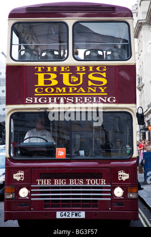 The Big Bus Company - visites guidées. Banque D'Images