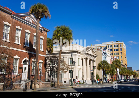 Broad Street, Charleston, Caroline du Sud, États-Unis d'Amérique, Amérique du Nord Banque D'Images