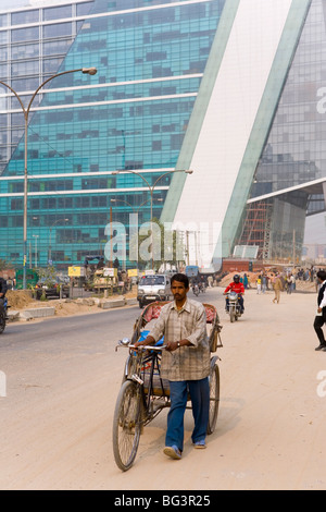 Centre de haute technologie à 50 km de Delhi à Gurgaon, l'état d'Haryana, Inde, Asie Banque D'Images