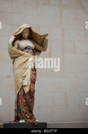 Dévoilement de la nature elle-même à la science statue par Ernest Barrias, 1899, Musée d'Orsay (Musée d'Orsay), Paris, France Banque D'Images