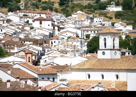 Grazalema, un des villages blancs, la province de Cádiz, Andalousie, Espagne, Europe Banque D'Images