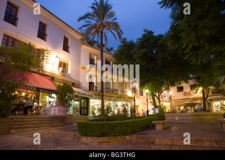 Vieille ville, Marbella, Malaga, Andalousie, Espagne, Europe Banque D'Images