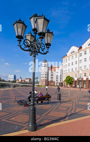 Village de poissons, des logements modernes, l'hôtel et restaurant le développement, Kaliningrad (Königsberg), la Russie, l'Europe Banque D'Images