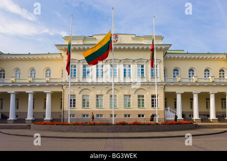 Palais présidentiel, Vilnius, Lituanie, Pays Baltes, Europe Banque D'Images