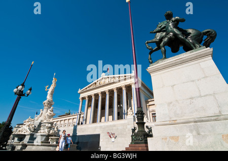 Parlamentsgebäude , Parlament, Ringstraße, Wien, Österreich | Parlement, Périphérique, Vienne, Autriche Banque D'Images