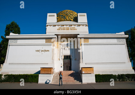 Das Ausstellungshaus der Wiener Secession, Wien, Österreich | Construction de la sécession, Vienne, Autriche Banque D'Images