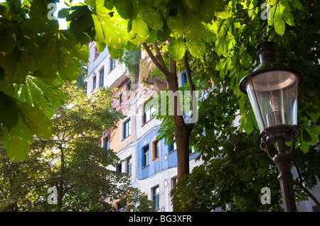 Hundertwasser Haus, Wien, Österreich | Hundertwasser Haus, Vienne, Autriche Banque D'Images