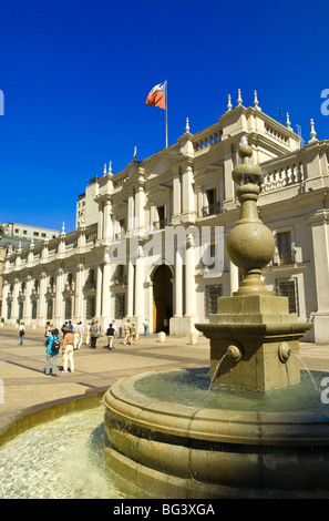 Palacio de la Moneda, Santiago, Chili, Amérique du Sud Banque D'Images