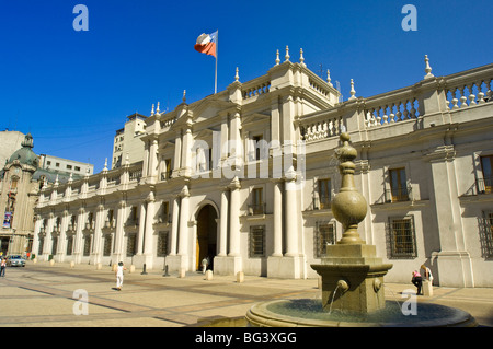 Palacio de la Moneda, Santiago, Chili, Amérique du Sud Banque D'Images