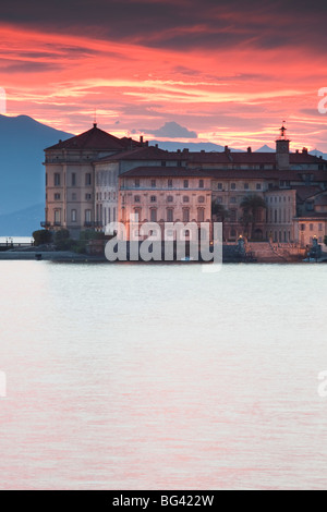 L'Italie, le Piémont, le Lac Majeur, Stresa, les îles Borromées, l'Isola Bella, Palazzo Borromeo Banque D'Images