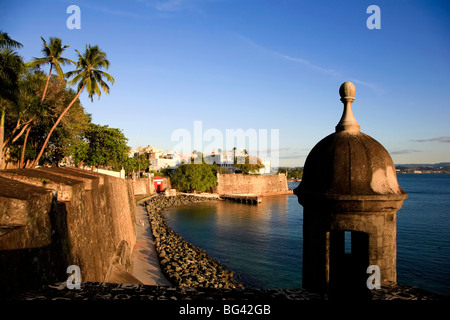 Puerto Rico, San Juan, vieille ville, Paseo del Morro et de la Muralla Banque D'Images