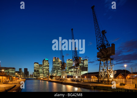Canary Wharf, les Docklands, Londres, Angleterre Banque D'Images