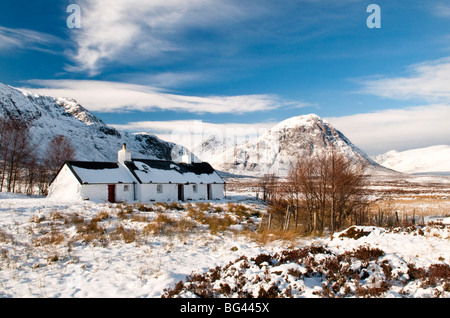 Black Rock Cottage, Glencoe, Ecosse, Royaume-Uni Banque D'Images