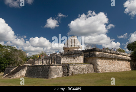 El Caracol (L'escargot) (Observatoire), Chichen Itza, Site du patrimoine mondial de l'UNESCO, Yucatan, Mexique, Amérique du Nord Banque D'Images