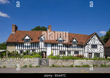 L'Angleterre, dans le Warwickshire, Stratford upon Avon, Mary Ardens Maison à Abbot'S Salford Banque D'Images