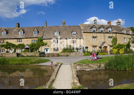 L'Angleterre, Gloustershire, Cotswolds, Upper Slaughter Banque D'Images