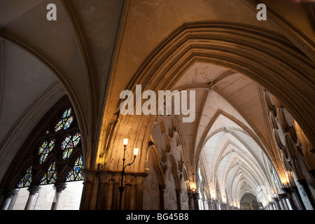 L'Angleterre, Londres, l'abbaye de Westminster, le Cloître Banque D'Images