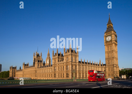L'Angleterre, Londres, chambres du Parlement et Big Ben Banque D'Images