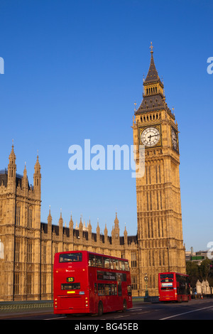 L'Angleterre, Londres, chambres du Parlement et Big Ben Banque D'Images