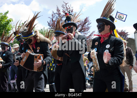 L'Angleterre, Kent, Rochester, musiciens au Festival annuels Banque D'Images