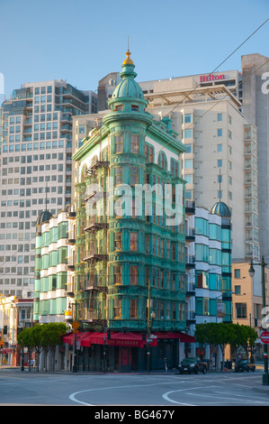 États-unis, Californie, San Francisco, Columbus Tower, également connu sous le nom de bâtiment Sentinelle Banque D'Images