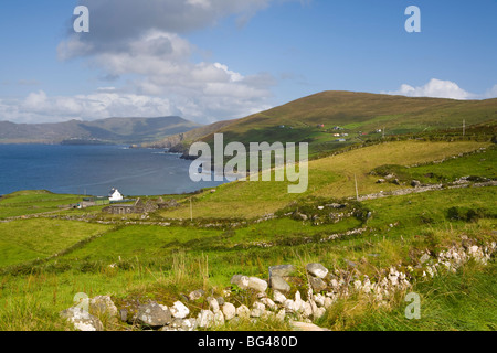 Paysage près d'Allihies, Péninsule de Beara, Co. Cork & Co Kerry, Ireland Banque D'Images