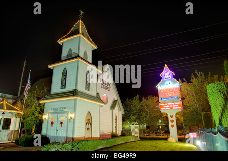 USA, Nevada, Las Vegas, une chapelle de mariage mémoire spécial Banque D'Images