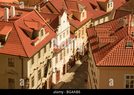 Petit quartier de Mala Strana, Prague, République Tchèque Banque D'Images