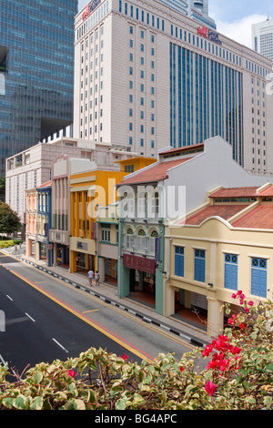 South Bridge Road, Chinatown, Singapour, Asie Banque D'Images