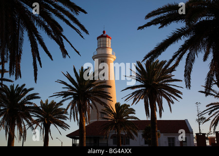 Uruguay, Punta del Este, ville phare, coucher du soleil Banque D'Images