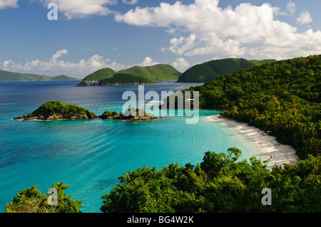 ST JOHN, US Virgin Islands - Trunk Bay Banque D'Images