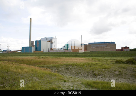 Powerstation nucléaire à Borssele, Pays-Bas Banque D'Images