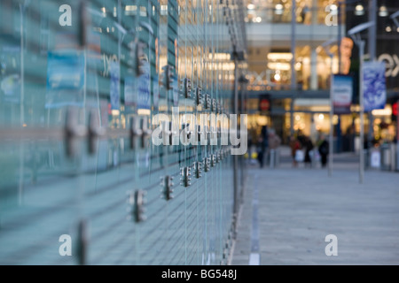 Détail de l'extérieur du bâtiment Urbis, le Musée National de Football, Manchester Banque D'Images