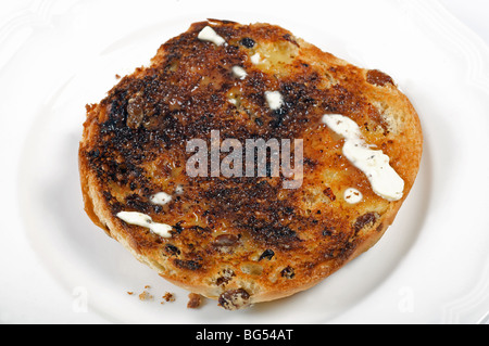 Beurré grillé teacake with Banque D'Images