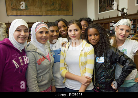 Mix It Up jour favorise la diversité à l'école secondaire Banque D'Images