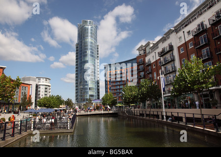 Gunwharf Quays Portsmouth, Hampshire, Angleterre Banque D'Images