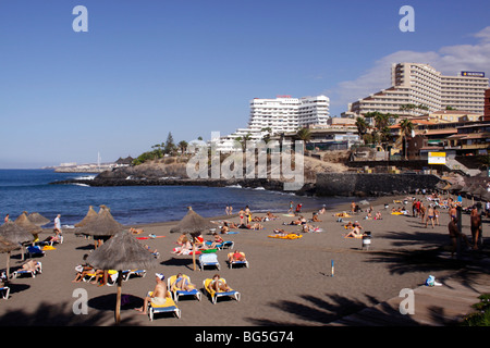 NOSTALGIQUE PLAYA DEL BOBO SUR LA COSTA ADEJE. TENERIFE. ÎLES CANARIES. 2009 Banque D'Images